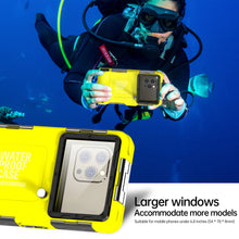 Load image into Gallery viewer, Premium DeepDive Case| Protective Housing for Diving Fits iPhone & Samsung Phones up to 6.9"