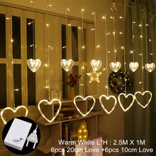 Load image into Gallery viewer, VOILEY Curtain Fairy String Light LED Lights