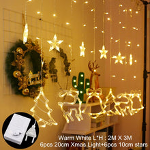 Load image into Gallery viewer, VOILEY Curtain Fairy String Light LED Lights