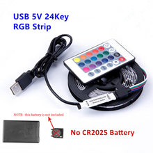 Load image into Gallery viewer, GLOWZEN RGB USB LED Strip Light with remote controller