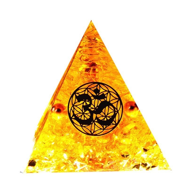 DIVINE HARMONY High Frequency Energy OM Stone Pyramid