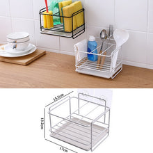 Load image into Gallery viewer, KWEAZY Kitchen Sink Storage and drain basket

